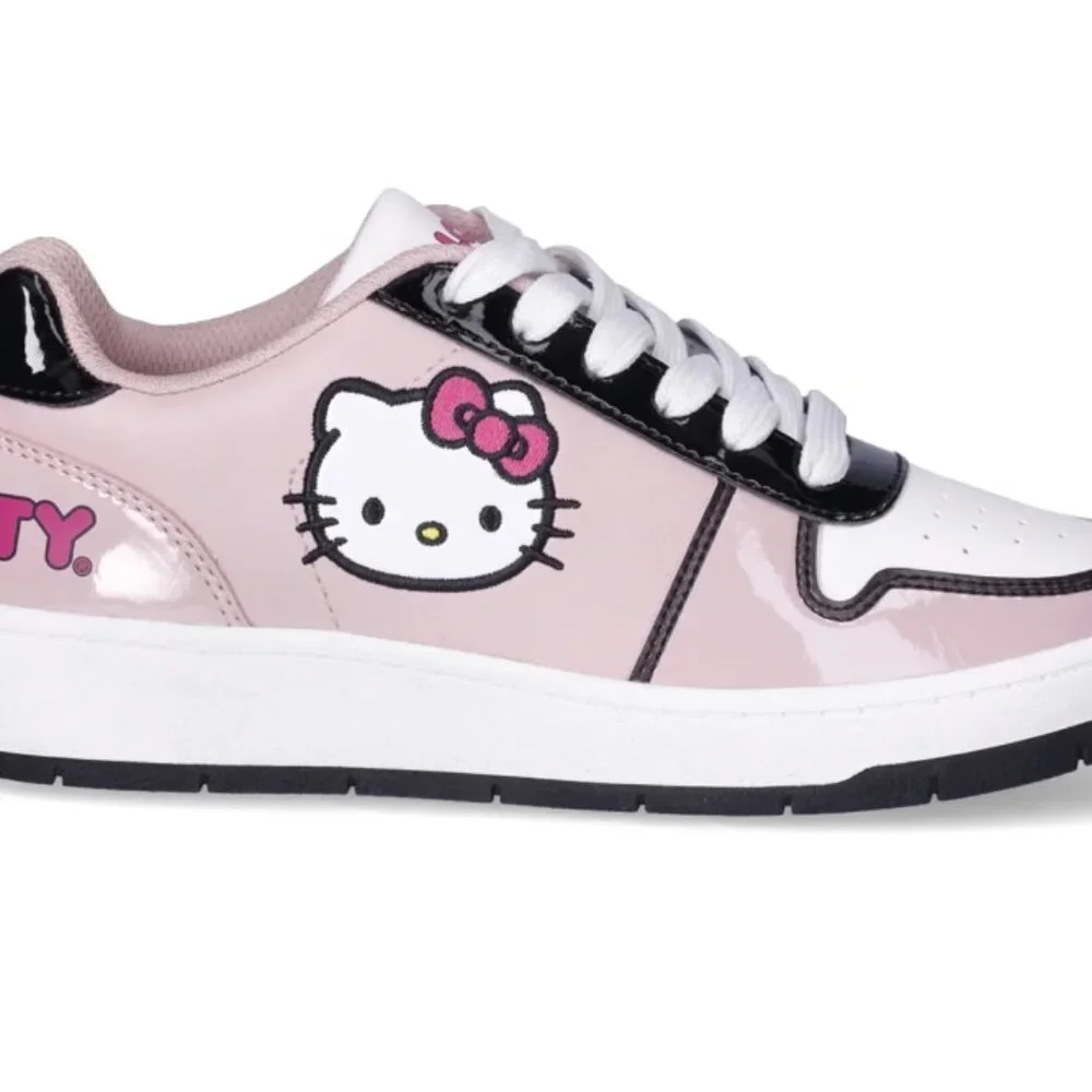 Hello Kitty Woman Sneakers Female Teens Casual Sport Court Shoes Pink -9 - Picture 3 of 4
